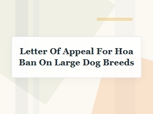 Steps for Appealing an Hoa Dog Breed Ban
