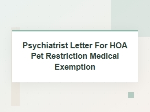 Securing a Pet Exemption for Medical Reasons